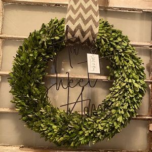 Home Sweet Home metal wall hanger